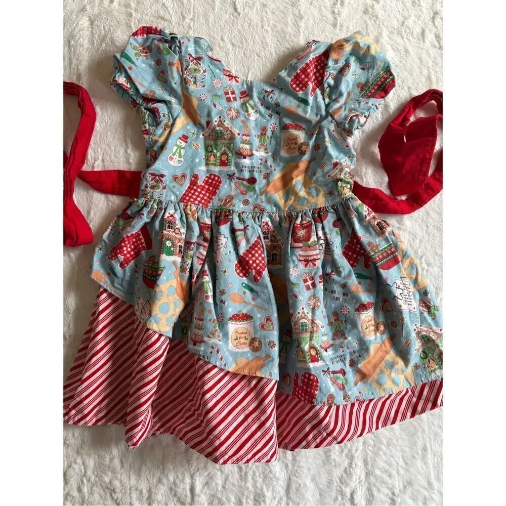 Custom Made Holiday Dress 4T